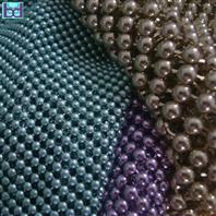 3#4mm铝珠网砂兰#氧化紫#夏红7